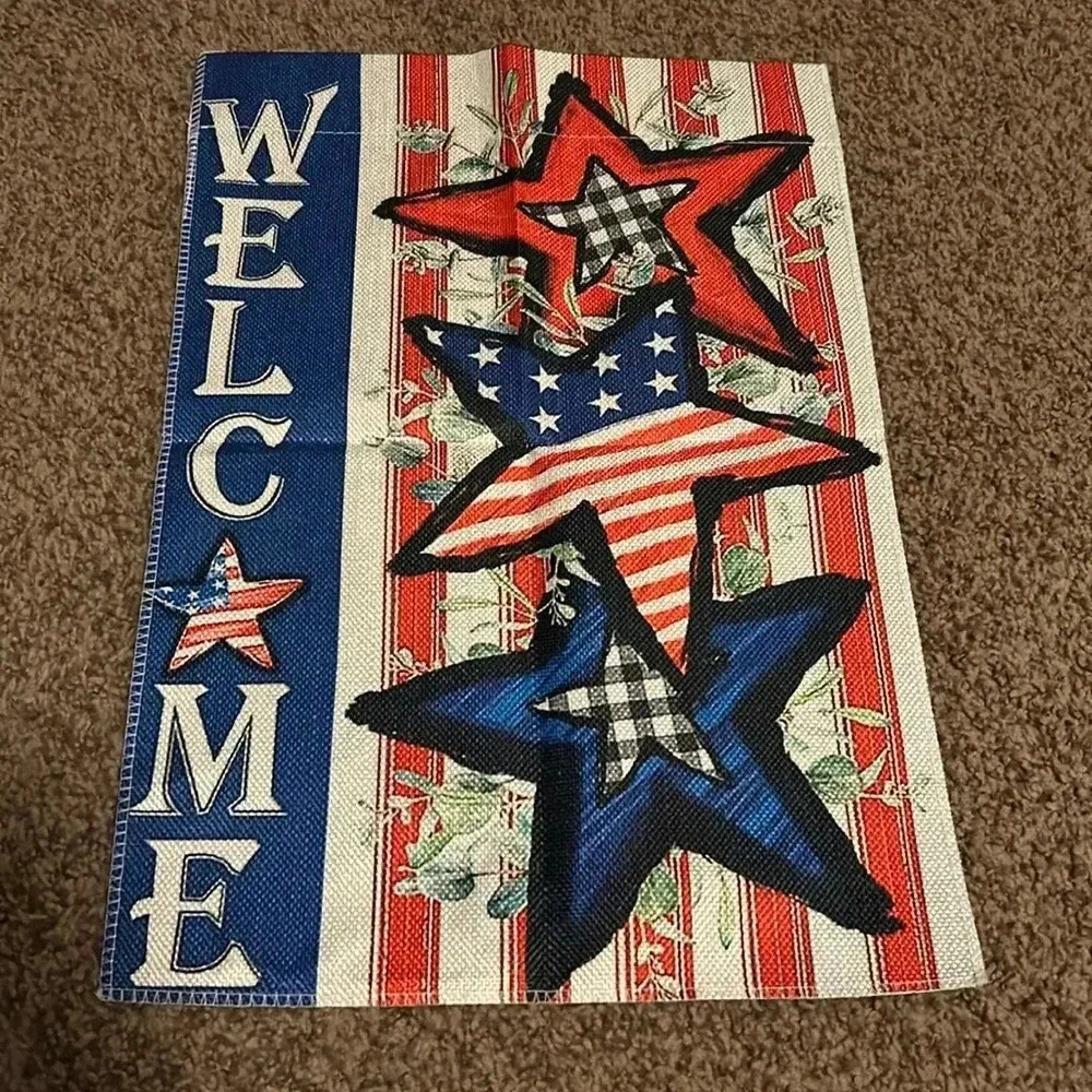 Stars &‎ stripes garden flag